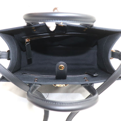 VERSACE ヴェルサーチ ラ メデューサ スモール ハンドバッグ ブラック 1005861-1A03095_DTU_UNICA_1B00V__ IC レディース【中古】