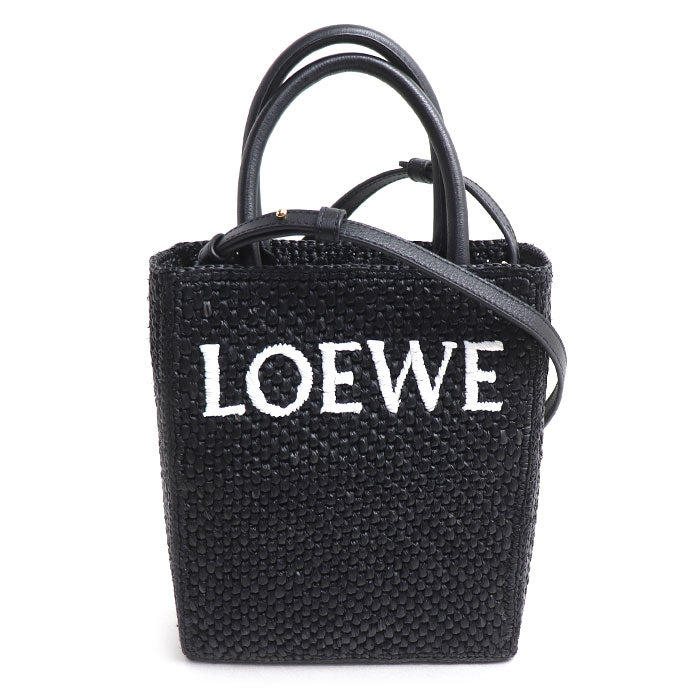 LOEWE ロエベ A5 トートバッグ ブラック A563S30X09 レディース【中古】【美品】