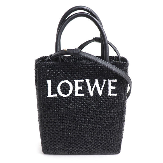 LOEWE ロエベ A5 トートバッグ ブラック A563S30X09 レディース【中古】【美品】