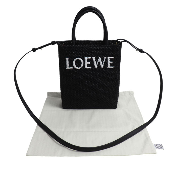 LOEWE ロエベ A5 トートバッグ ブラック A563S30X09 レディース【中古】【美品】