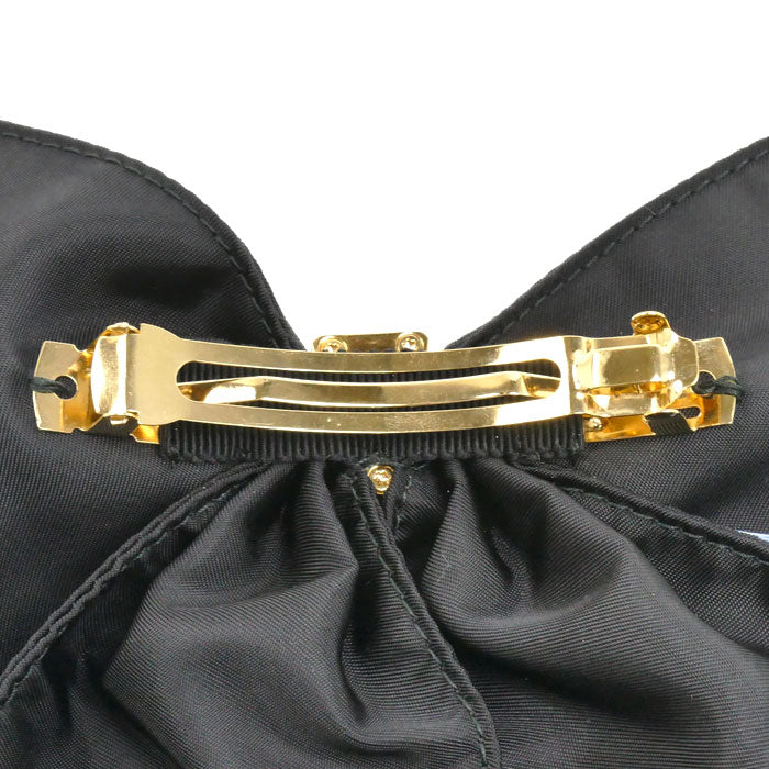 PRADA プラダ リサイクルポリアミド Re-Nylon バレッタ 1IF163_2DMI_F0632 レディース【中古】