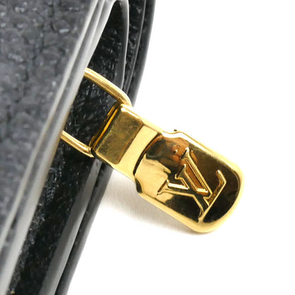 LOUIS VUITTON ルイ・ヴィトン ポルトフォイユ・クレア 二つ折り財布 モノグラム・アンプラント ノワール M80151 IC レディース【中古】【美品】