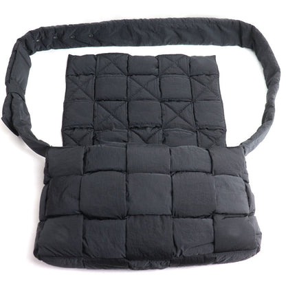 BOTTEGAVENETA ボッテガヴェネタ マキシイントレチャート パデット テック カセット ショルダーバッグ ブラック 690133 VBO81 ユニセックス【中古】【美品】
