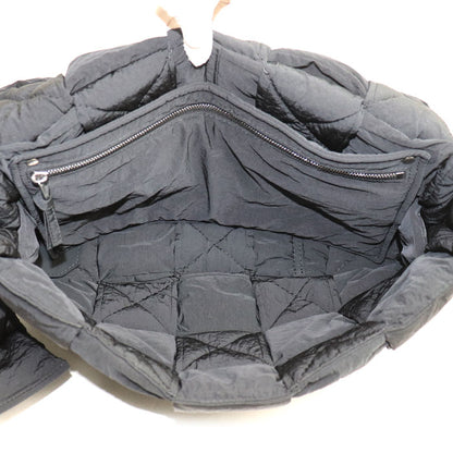 BOTTEGAVENETA ボッテガヴェネタ マキシイントレチャート パデット テック カセット ショルダーバッグ ブラック 690133 VBO81 ユニセックス【中古】【美品】