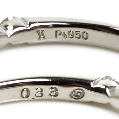 Vendome Aoyama ヴァンドーム青山 Pt950プラチナ ハーフエタニティ リング・指輪 ダイヤモンド0.33ct 9号 2.4g レディース【中古】【美品】