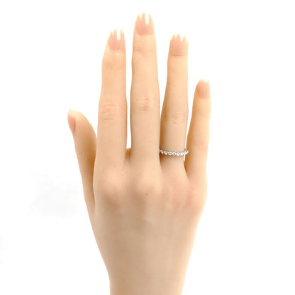 Vendome Aoyama ヴァンドーム青山 Pt950プラチナ ハーフエタニティ リング・指輪 ダイヤモンド0.33ct 9号 2.4g レディース【中古】【美品】