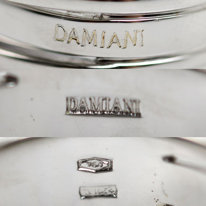 Damiani ダミアーニ K18WG ホワイトゴールド ベルエポック リング・指輪 20039702 サファイア ダイヤモンド 10号 7.3g レディース【中古】