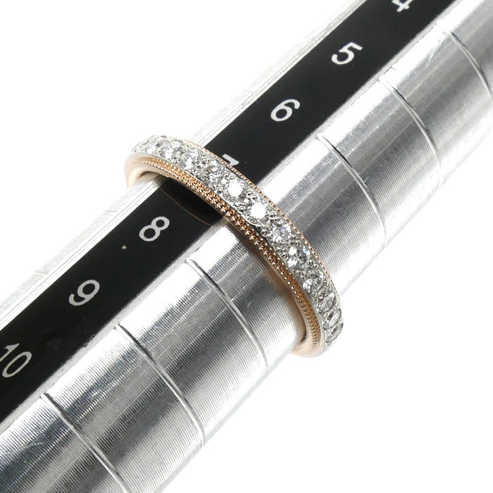 Ponte Vecchio ポンテヴェキオ K18PG/Pt950 リング・指輪 NG1101W201WDM5P ダイヤモンド0.26ct 7号 3.0g レディース【中古】【美品】