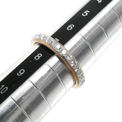 Ponte Vecchio ポンテヴェキオ K18PG/Pt950 リング・指輪 NG1101W201WDM5P ダイヤモンド0.26ct 7号 3.0g レディース【中古】【美品】