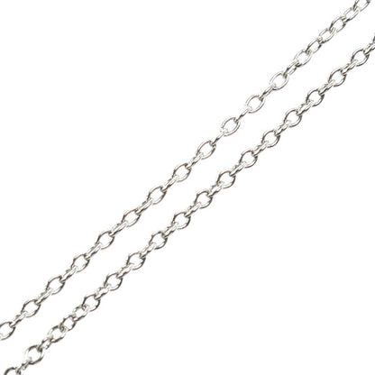 TIFFANY&Co. ティファニー Pt950プラチナ ビクトリア スモール ネックレス ダイヤモンド 3.0g 45cm レディース【中古】