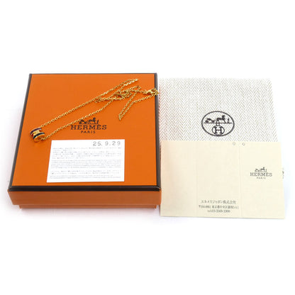 HERMES エルメス GP ポップH ミニ ペンダント ロカバール ギャラクシー ネックレス H100066F B1 40cm レディース【中古】【美品】