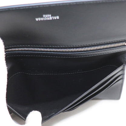 BALENCIAGA バレンシアガ パスポートロングウォレット1チケット 長財布 ブラック 787774 メンズ【中古】【美品】