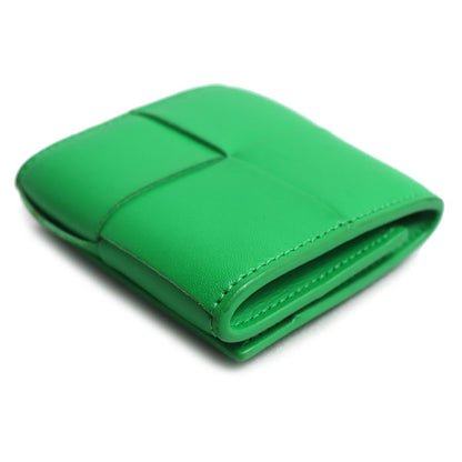 BOTTEGAVENETA ボッテガヴェネタ マキシイントレチャート コインケース グリーン 679846 ユニセックス【中古】