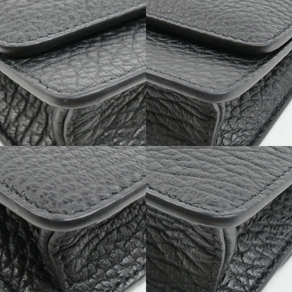 MAISON MARGIELA メゾンマルジェラ 4ステッチ チェーンウォレット ショルダーバッグ ブラック SA3UI0008 P4455 T8013 レディース【中古】【美品】