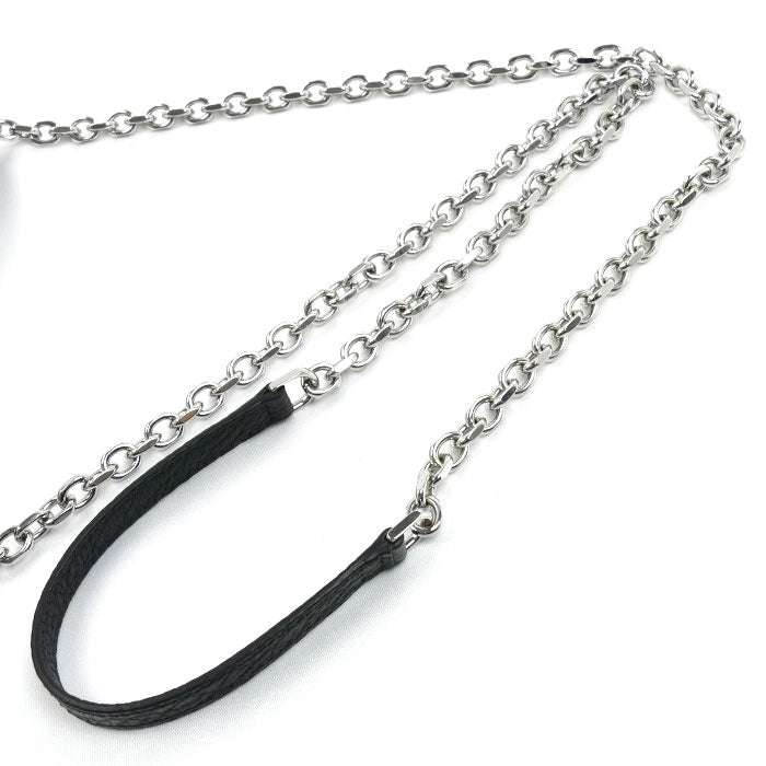 MAISON MARGIELA メゾンマルジェラ 4ステッチ チェーンウォレット ショルダーバッグ ブラック SA3UI0008 P4455 T8013 レディース【中古】【美品】