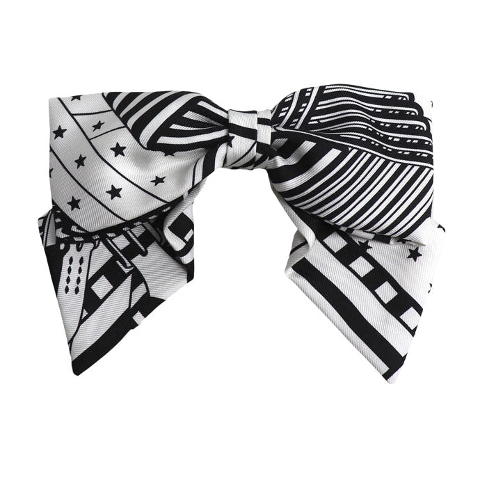 HERMES エルメス シルク バレッタ グルネルPM ヘアアクセサリー レディース【中古】【美品】