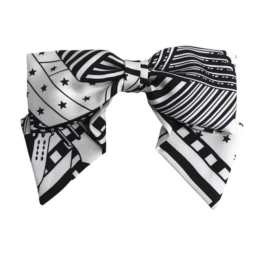 HERMES エルメス シルク バレッタ グルネルPM ヘアアクセサリー レディース【中古】【美品】