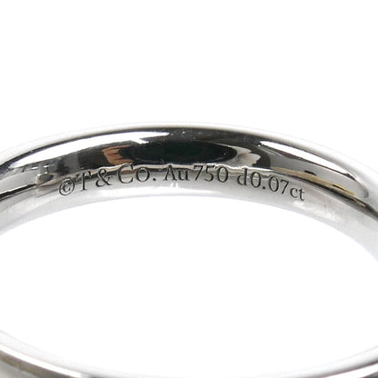TIFFANY&Co. ティファニー K18WG ホワイトゴールド Tワン ナロー ダイヤ リング・指輪 67795490 ダイヤモンド0.07ct 8号 4.0g レディース【中古】【美品】