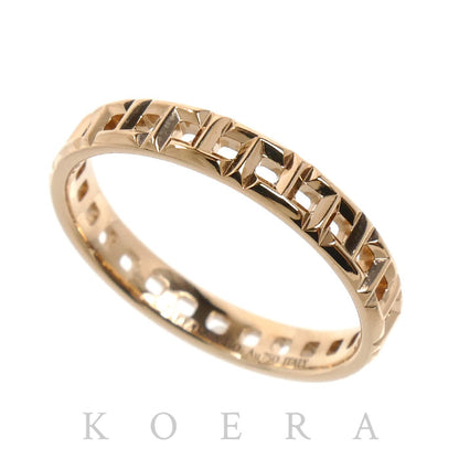 TIFFANY&Co. ティファニー K18PG ピンクゴールド Tトゥルー ナロー リング・指輪 15号 2.9g レディース【中古】【美品】