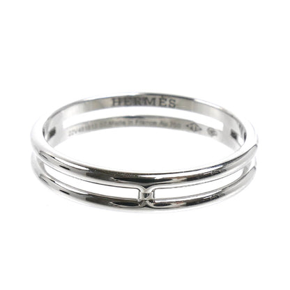 HERMES エルメス K18WG ホワイトゴールド アリアンヌ リング・指輪 H119834B 00057 17号 57 3.3g ユニセックス【中古】【美品】