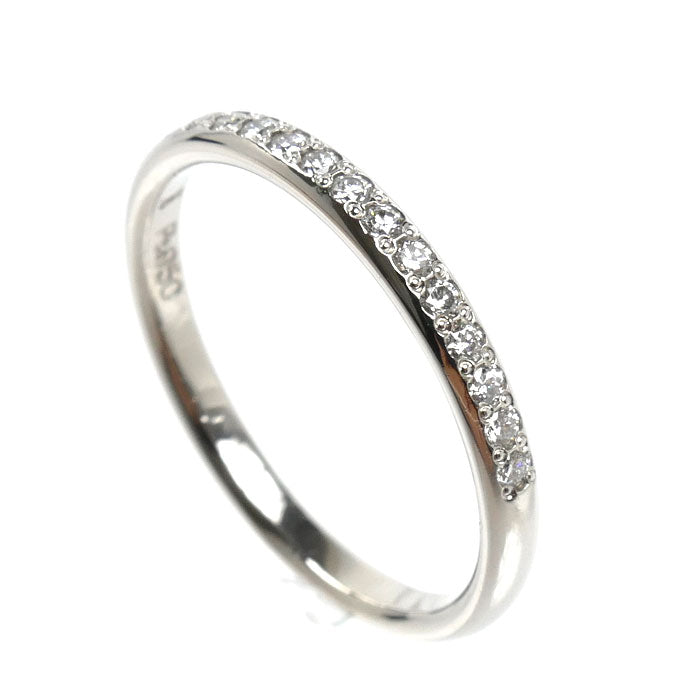 Vendome Aoyama ヴァンドーム青山 Pt950プラチナ ハーフエタニティ リング・指輪 ダイヤモンド0.20ct 12号 2.6g レディース【中古】