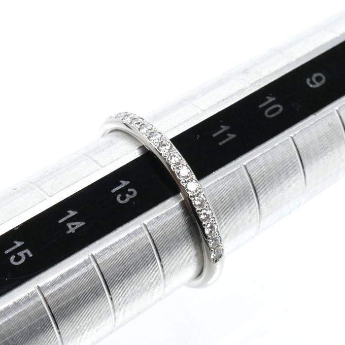 Vendome Aoyama ヴァンドーム青山 Pt950プラチナ ハーフエタニティ リング・指輪 ダイヤモンド0.20ct 12号 2.6g レディース【中古】