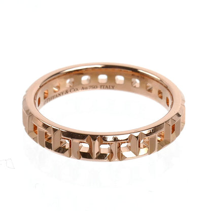 TIFFANY&Co. ティファニー K18PG ピンクゴールド Tトゥルー ナロー リング・指輪 63065218 10号 3.4g レディース【中古】
