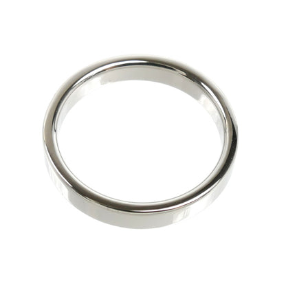TIFFANY&Co. ティファニー Pt950プラチナ フラットバンド リング・指輪 9号 4.8g レディース【中古】【美品】
