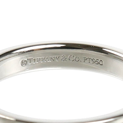TIFFANY&Co. ティファニー Pt950プラチナ フラットバンド リング・指輪 9号 4.8g レディース【中古】【美品】