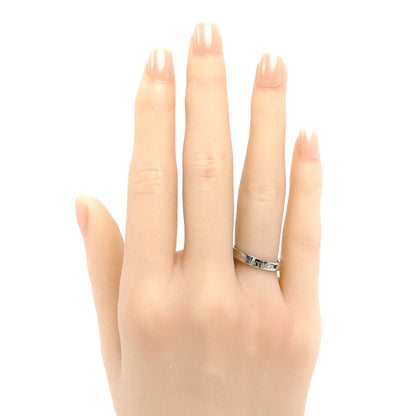 TIFFANY&Co. ティファニー Pt950プラチナ フラットバンド リング・指輪 9号 4.8g レディース【中古】【美品】