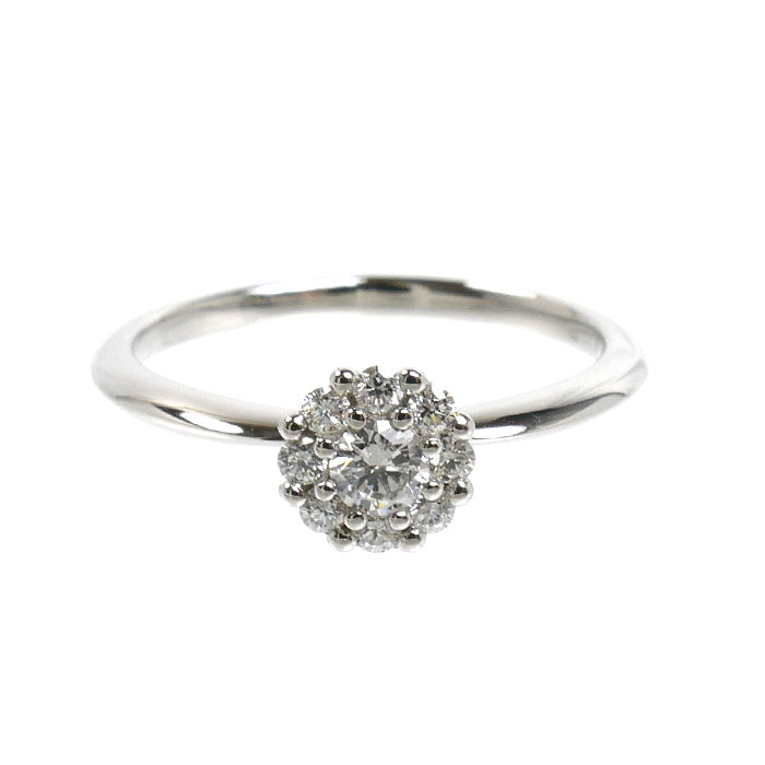 K.UNO ケイウノ Pt950プラチナ リング・指輪 ダイヤモンド0.212ct 8.5号 2.8g レディース【中古】【美品】