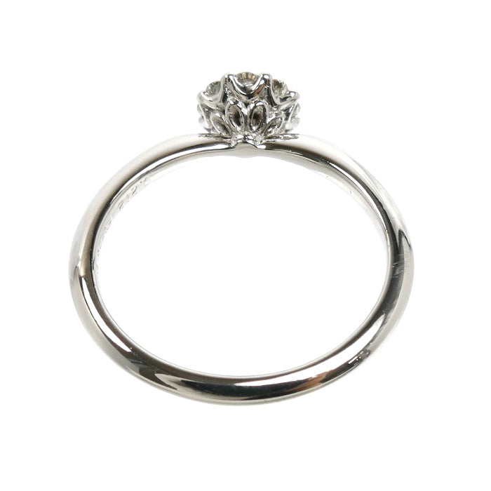 K.UNO ケイウノ Pt950プラチナ リング・指輪 ダイヤモンド0.212ct 8.5号 2.8g レディース【中古】【美品】