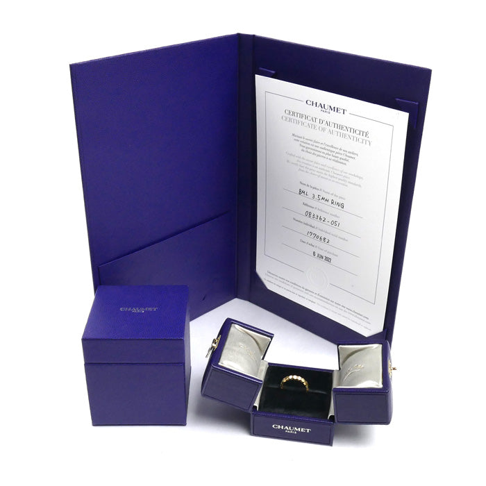 Chaumet ショーメ K18YG イエローゴールド ビーマイラブ ハニカム ダイヤリング リング・指輪 083362 ダイヤモンド 11号 51 3.5g レディース【中古】【美品】