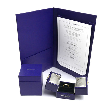 Chaumet ショーメ K18YG イエローゴールド ビーマイラブ ハニカム ダイヤリング リング・指輪 083362 ダイヤモンド 11号 51 3.5g レディース【中古】【美品】