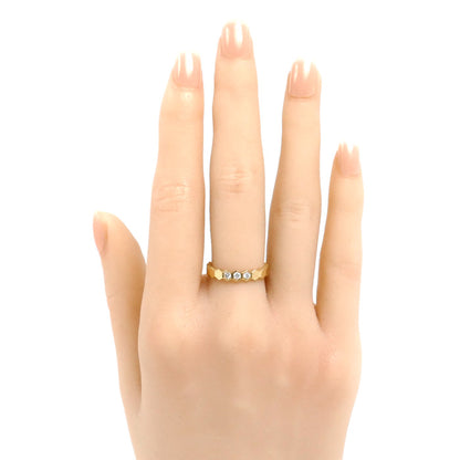 Chaumet ショーメ K18YG イエローゴールド ビーマイラブ ハニカム ダイヤリング リング・指輪 083362 ダイヤモンド 11号 51 3.5g レディース【中古】【美品】