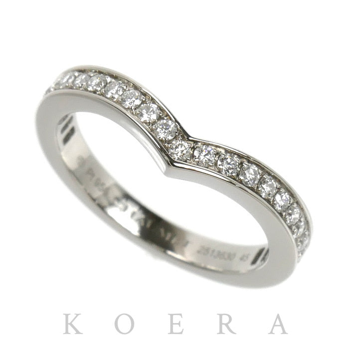 Chaumet ショーメ Pt950プラチナ ジョゼフィーヌ エグレット バンドリング リング・指輪 082554 ダイヤモンド 5号 45 3.4g レディース【中古】【美品】
