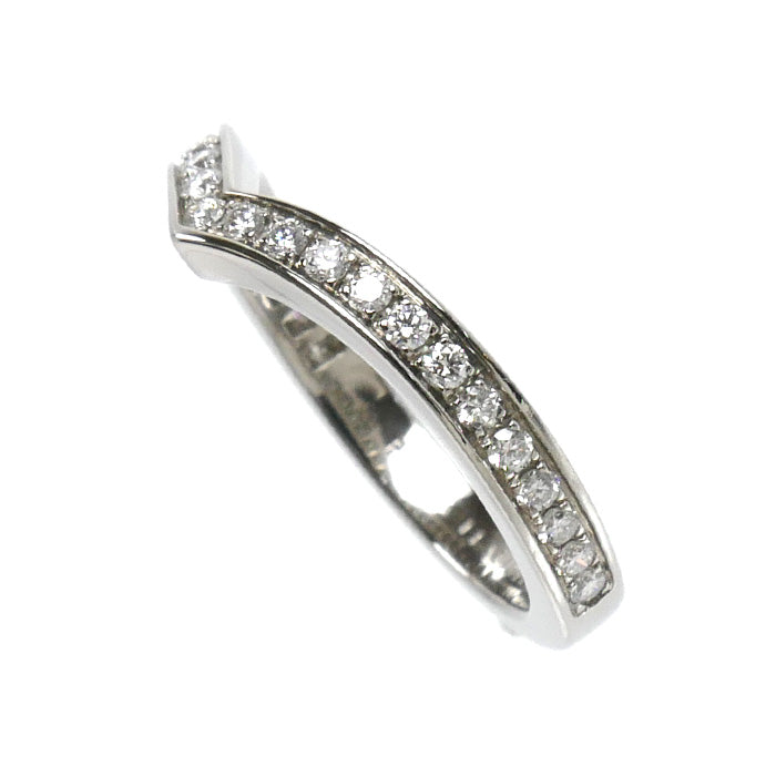Chaumet ショーメ Pt950プラチナ ジョゼフィーヌ エグレット バンドリング リング・指輪 082554 ダイヤモンド 5号 45 3.4g レディース【中古】【美品】