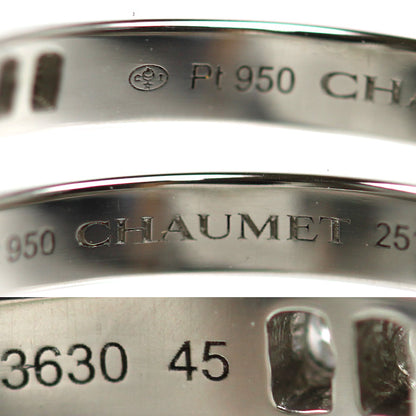 Chaumet ショーメ Pt950プラチナ ジョゼフィーヌ エグレット バンドリング リング・指輪 082554 ダイヤモンド 5号 45 3.4g レディース【中古】【美品】