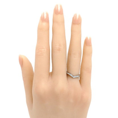 Chaumet ショーメ Pt950プラチナ ジョゼフィーヌ エグレット バンドリング リング・指輪 082554 ダイヤモンド 5号 45 3.4g レディース【中古】【美品】