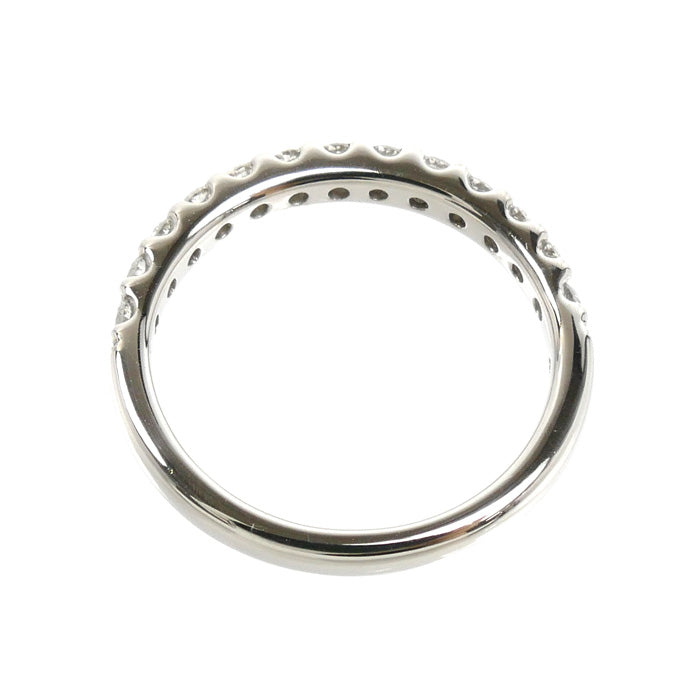 4℃ ヨンドシー Pt950プラチナ ハーフエタニティ リング・指輪 ダイヤモンド 6.5号 2.9g レディース【中古】【美品】