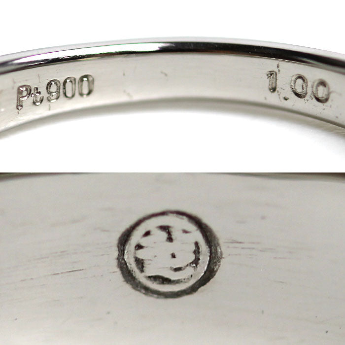 Pt900プラチナ リング・指輪 ダイヤモンド1.00ct 13.5号 2.7g レディース【中古】