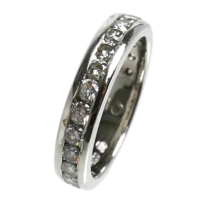 Pt900プラチナ リング・指輪 ダイヤモンド0.85ct 10号 6.0g レディース【中古】