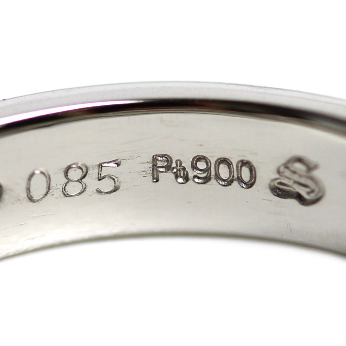 Pt900プラチナ リング・指輪 ダイヤモンド0.85ct 10号 6.0g レディース【中古】