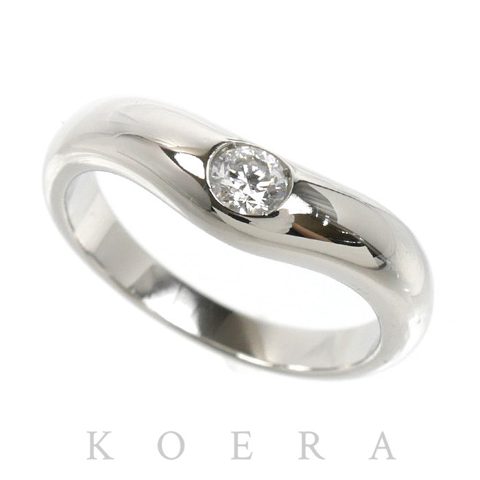 BVLGARI ブルガリ Pt950プラチナ コロナ リング・指輪 ダイヤモンド 5号 4.6g レディース【中古】【美品】
