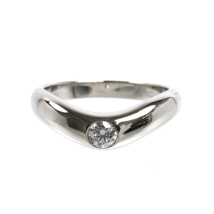 BVLGARI ブルガリ Pt950プラチナ コロナ リング・指輪 ダイヤモンド 5号 4.6g レディース【中古】【美品】