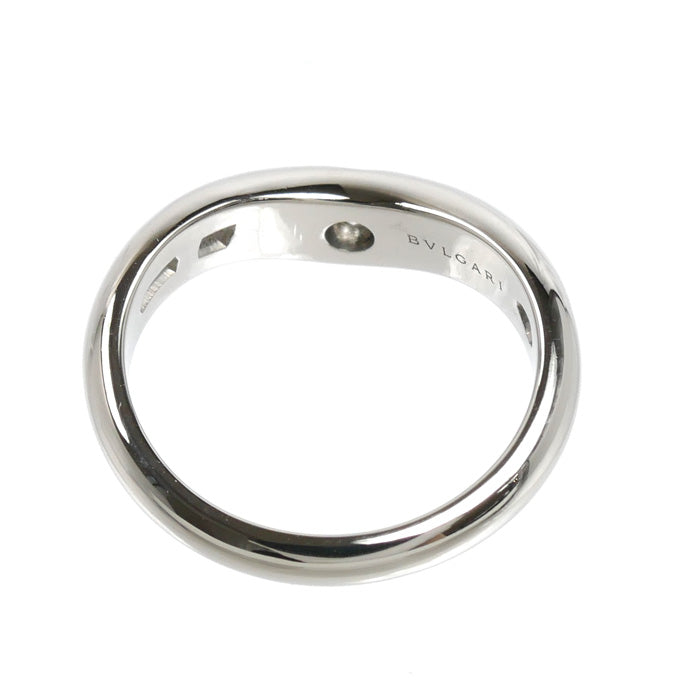 BVLGARI ブルガリ Pt950プラチナ コロナ リング・指輪 ダイヤモンド 5号 4.6g レディース【中古】【美品】