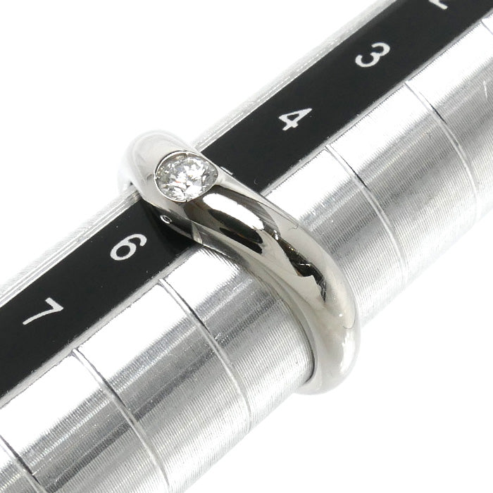 BVLGARI ブルガリ Pt950プラチナ コロナ リング・指輪 ダイヤモンド 5号 4.6g レディース【中古】【美品】