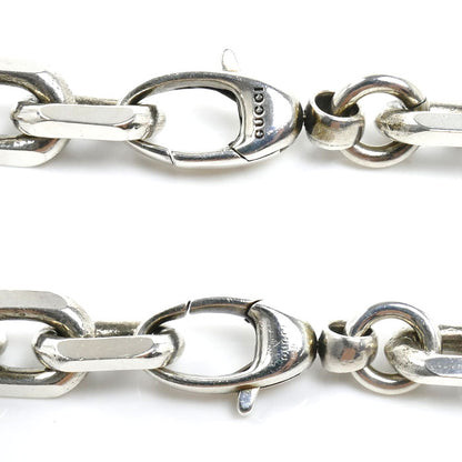 GUCCI グッチ シルバー925 インターロッキングG ネックレス 142g 60cm メンズ【中古】
