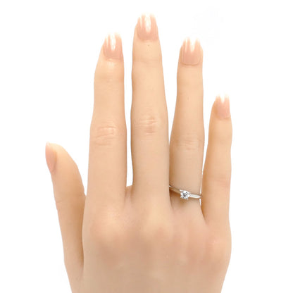 CARTIER カルティエ Pt950プラチナ ソリテール 1895 リング・指輪 ダイヤモンド0.20ct 7号 47 2.9g レディース【中古】【美品】