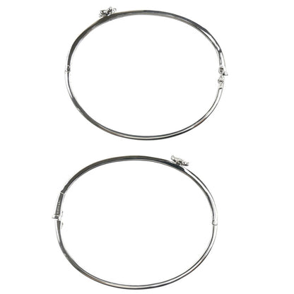 Ponte Vecchio ポンテヴェキオ K18WG ホワイトゴールド ブレスレット ダイヤモンド0.61ct 10.1g バングル レディース【中古】【美品】